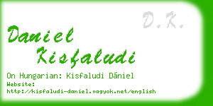 daniel kisfaludi business card