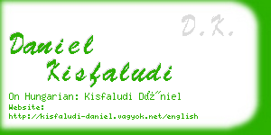 daniel kisfaludi business card